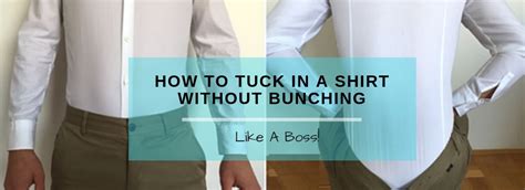 tuck in shirt without bunching
